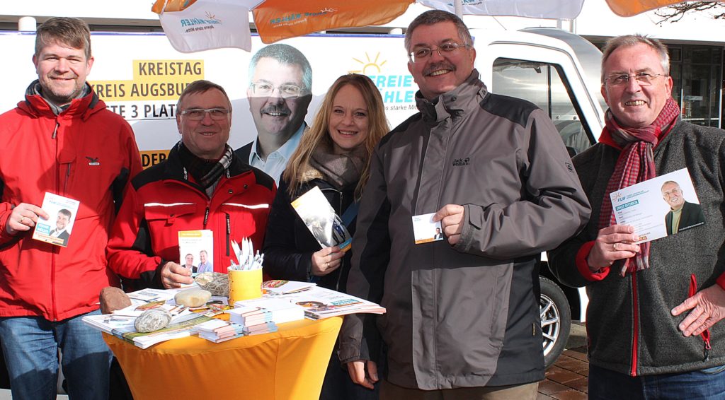 Infostand Wochenmarkt